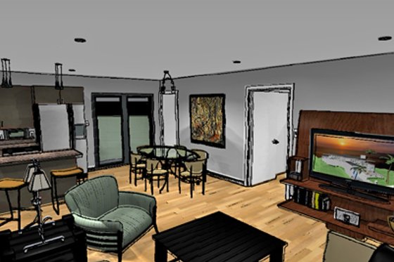 Photo 2 for Modern House Plan #480-1 - 4 bed, 2 bath