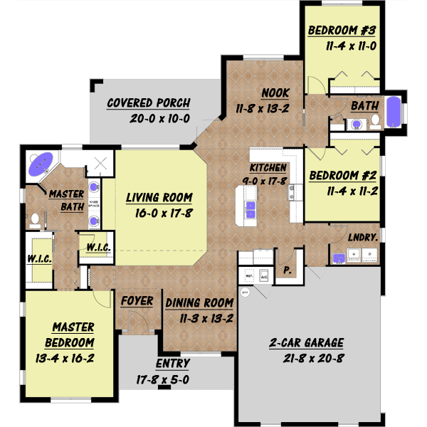 Floor Plan - Main Floor Plan #534-2