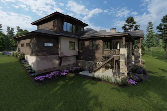 Exterior - Other Elevation 1 for Contemporary House Plan #1069-31 - 5 bed, 5.5 bath