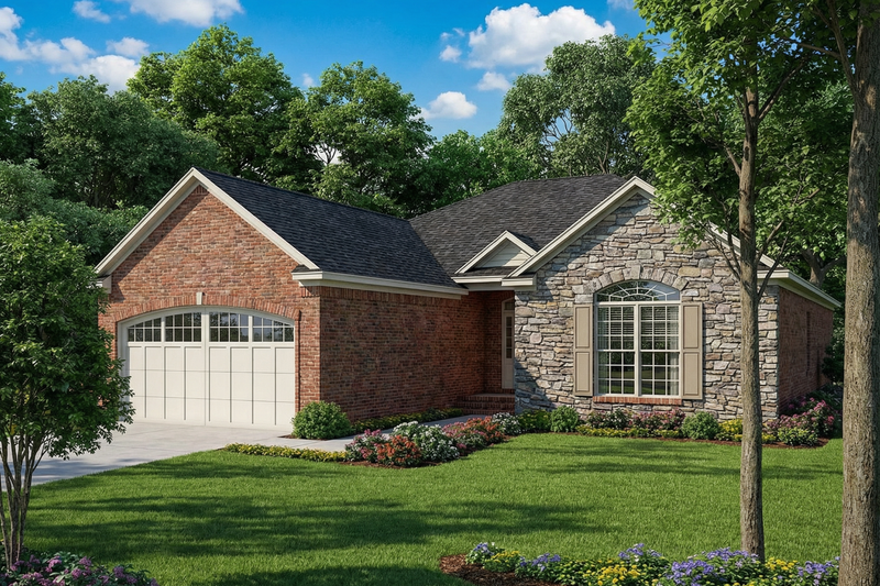 Dream House Plan - Country Exterior - Front Elevation Plan #17-3166