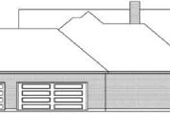 Exterior - Rear Elevation for Traditional House Plan #84-173 - 3 bed, 3 bath