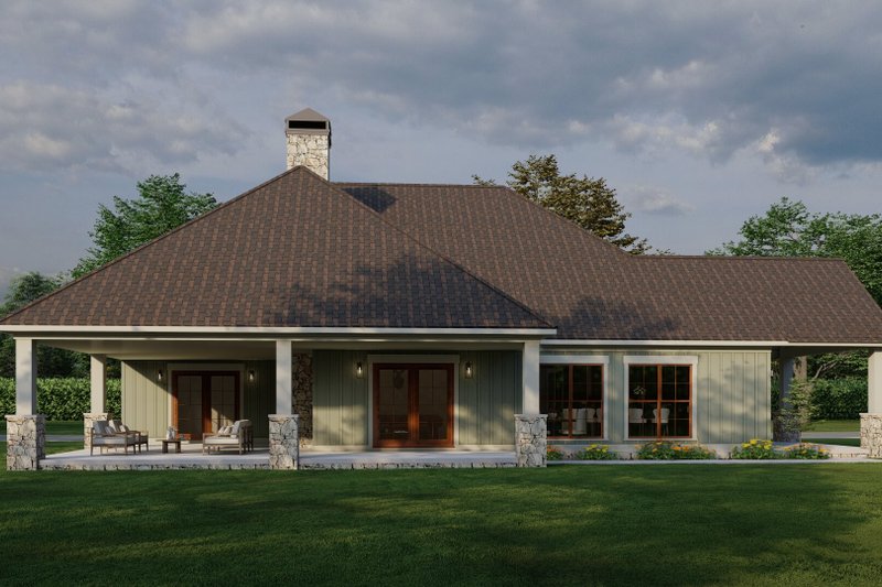 Dream House Plan - Exterior - Front Elevation 4 for Craftsman House Plan #923-4 - 2 bed, 2 bath