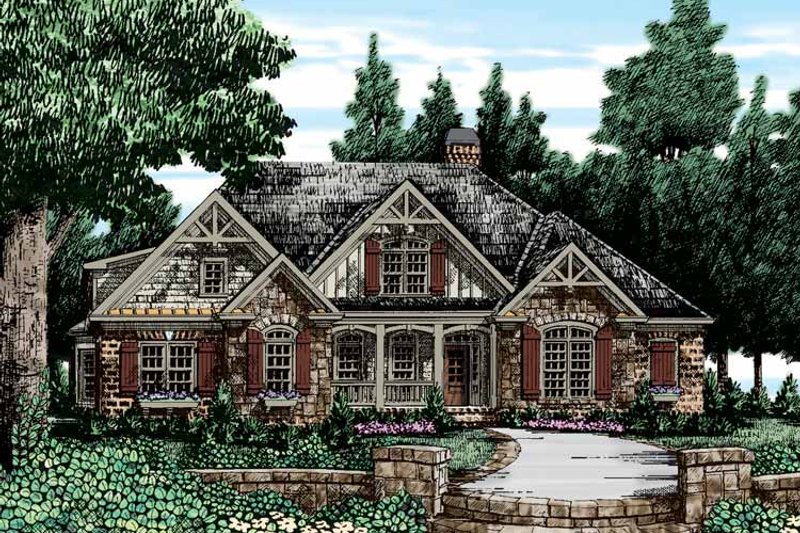 Home Plan - Exterior - Front Elevation 7 for Country House Plan #927-311 - 5 bed, 4 bath