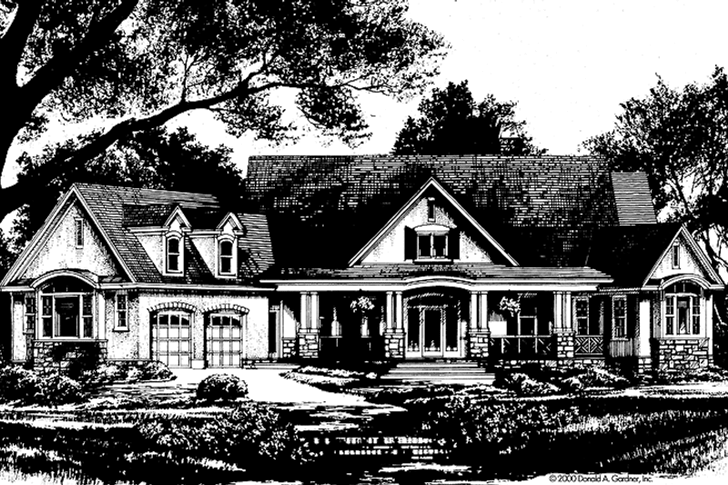 Dream House Plan - Exterior - Front Elevation 3 for Craftsman House Plan #929-624 - 4 bed, 4 bath