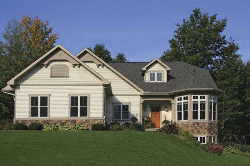 Home Plan - Exterior - Front Elevation 4 for European House Plan #928-141 - 4 bed, 2.5 bath