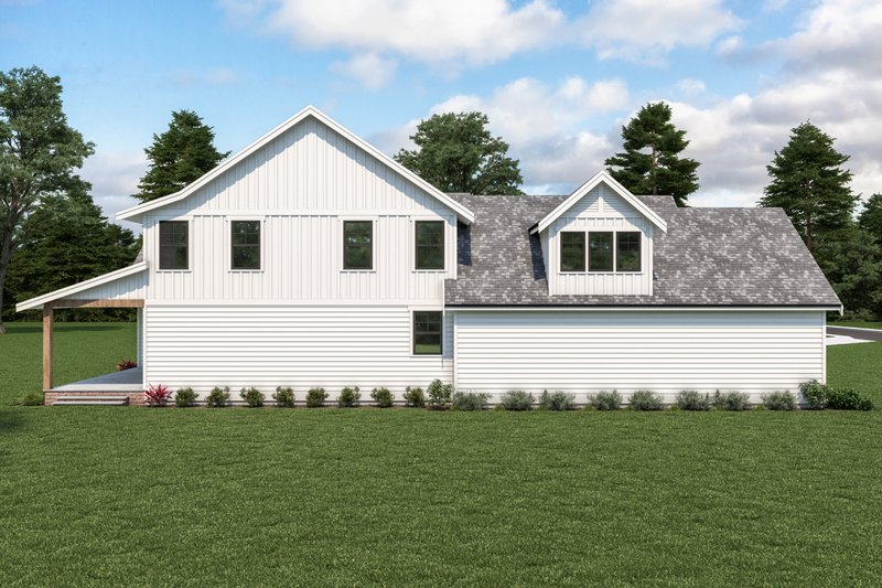 Dream House Plan - Exterior - Other Elevation 1 for Farmhouse House Plan #1070-119 - 4 bed, 2.5 bath