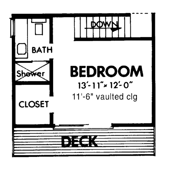 Home Plan - Prairie Floor Plan - Upper Floor Plan #320-1223