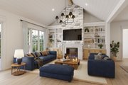 Farmhouse Style House Plan - 3 Beds 2.5 Baths 2400 Sq/Ft Plan #430-395 