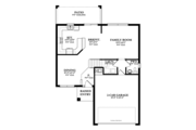 Colonial Style House Plan - 4 Beds 2.5 Baths 1810 Sq/Ft Plan #1058-23 