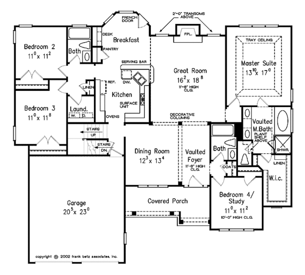 Dream House Plan - Country Floor Plan - Main Floor Plan #927-871