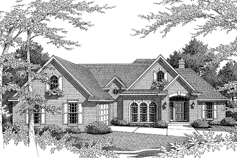Home Plan - Exterior - Front Elevation 3 for Traditional House Plan #952-118 - 3 bed, 2 bath