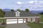 Traditional Style House Plan - 4 Beds 2.5 Baths 1992 Sq/Ft Plan #56-683 Exterior 