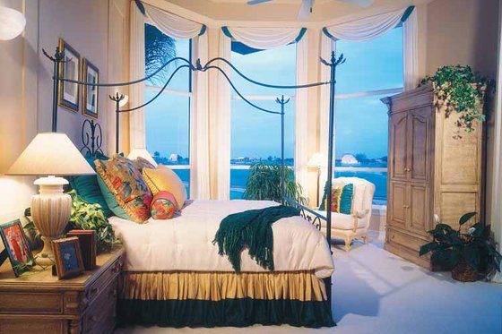 Interior - Bedroom for Mediterranean House Plan #930-50 - 4 bed, 3.5 bath