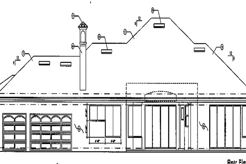 Dream House Plan - Exterior - Rear Elevation for Mediterranean House Plan #417-567 - 3 bed, 3 bath