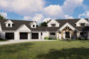 Craftsman Style House Plan - 3 Beds 3.5 Baths 4124 Sq/Ft Plan #1064-346 