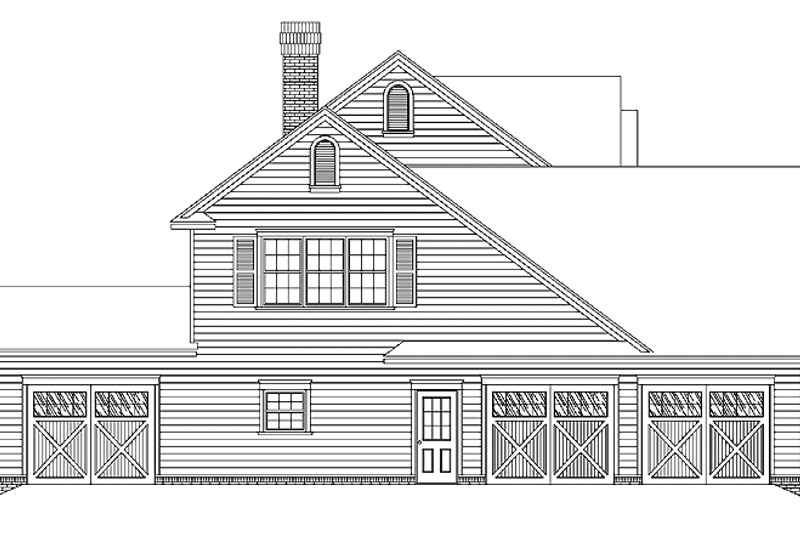 House Plan Design - Exterior - Other Elevation for Victorian House Plan #11-263 - 3 bed, 2.5 bath