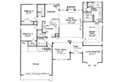 Colonial Style House Plan - 3 Beds 2 Baths 1875 Sq/Ft Plan #927-65 