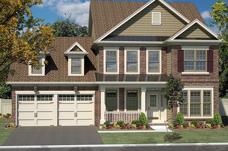 Dream House Plan - Traditional Exterior - Front Elevation Plan #316-277