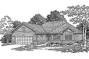 Traditional Exterior - Front Elevation Plan #70-151