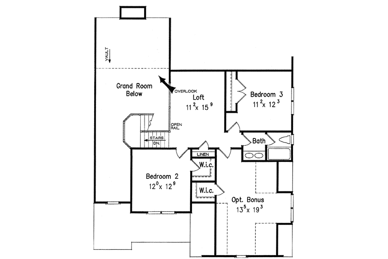Home Plan - Floor Plan - Upper Floor for Country House Plan #927-472 - 4 bed, 3.5 bath