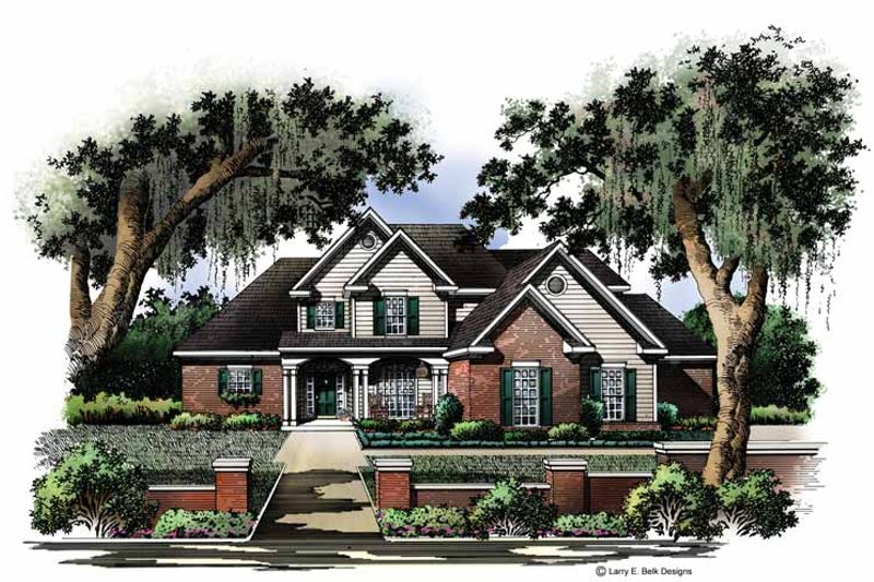 House Plan Design - Country Exterior - Front Elevation Plan #952-215