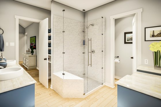 Country Interior - Master Bathroom Plan #406-9659