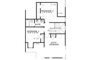 Tudor Style House Plan - 3 Beds 2.5 Baths 1906 Sq/Ft Plan #17-3180 