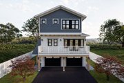 Craftsman Style House Plan - 3 Beds 2.5 Baths 1562 Sq/Ft Plan #1101-39 