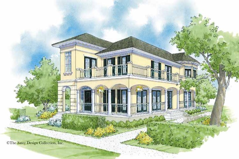 Home Plan - Exterior - Front Elevation 3 for Southern House Plan #930-360 - 3 bed, 2.5 bath