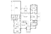 Colonial Style House Plan - 5 Beds 4 Baths 3578 Sq/Ft Plan #17-3271 