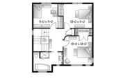 Contemporary Style House Plan - 3 Beds 1.5 Baths 1670 Sq/Ft Plan #23-2583 