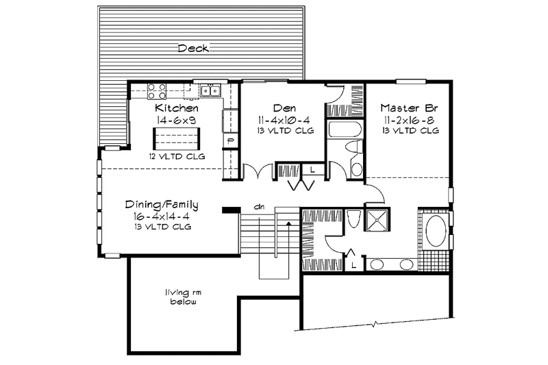 Home Plan - Floor Plan - Upper Floor for Country House Plan #320-732 - 3 bed, 3 bath