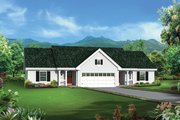 Colonial Style House Plan - 4 Beds 4 Baths 1618 Sq/Ft Plan #57-636 