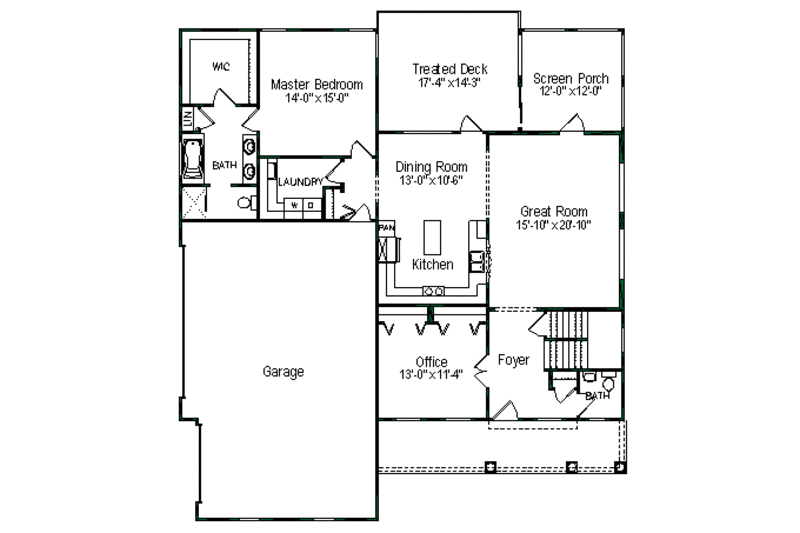 Farmhouse Style House Plan - 3 Beds 3 Baths 2253 Sq/Ft Plan #49-142 ...