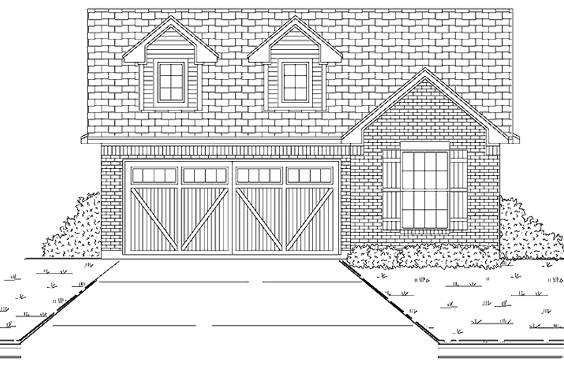 Architectural House Design - Ranch Exterior - Front Elevation Plan #84-682