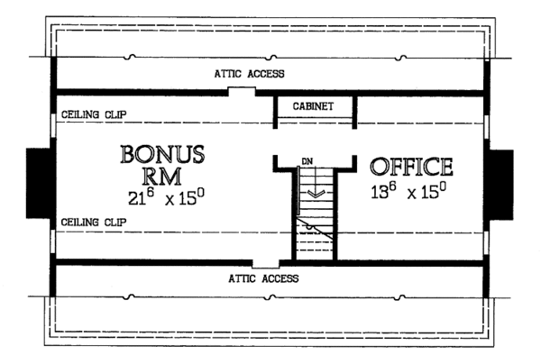 Home Plan - Country Floor Plan - Other Floor Plan #72-974