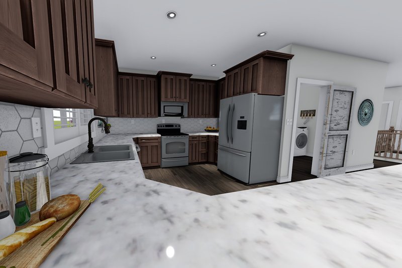 House Plan Design - Interior - Kitchen 1 for Ranch House Plan #1060-41 - 3 bed, 2 bath