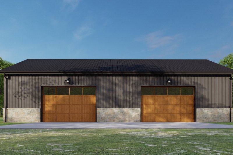 Dream House Plan - Exterior - Other Elevation 5 for Barndominium House Plan #1092-48 - 5 bed, 3 bath