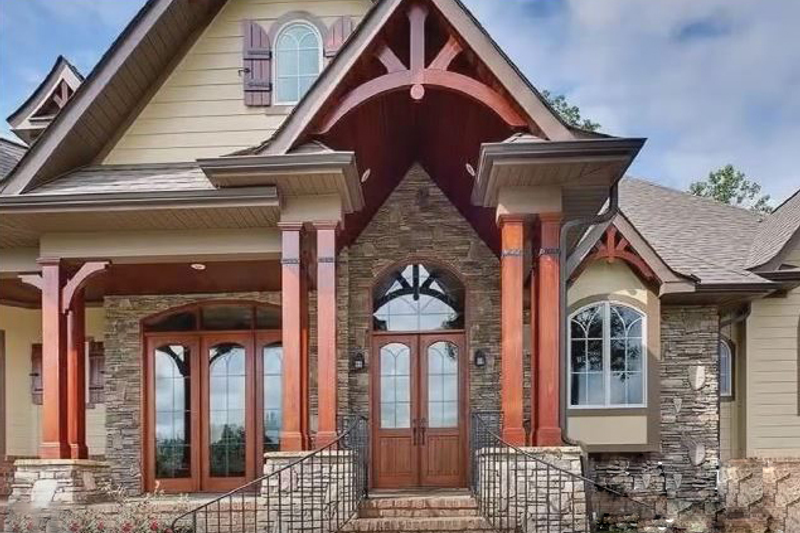 Architectural House Design - Exterior - Front Elevation 3 for Craftsman House Plan #54-511 - 3 bed, 2.5 bath