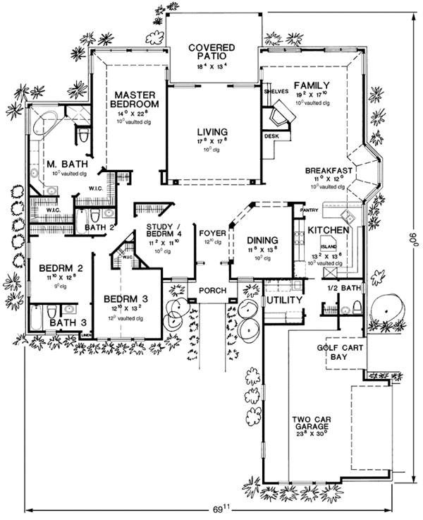 House Plan Design - European Floor Plan - Main Floor Plan #472-331