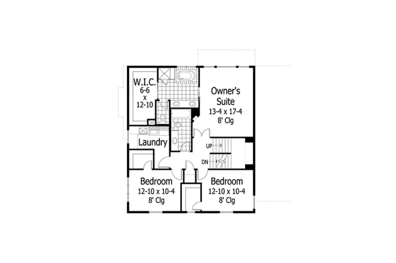 Home Plan - Floor Plan - Upper Floor for Traditional House Plan #51-1120 - 5 bed, 3.5 bath
