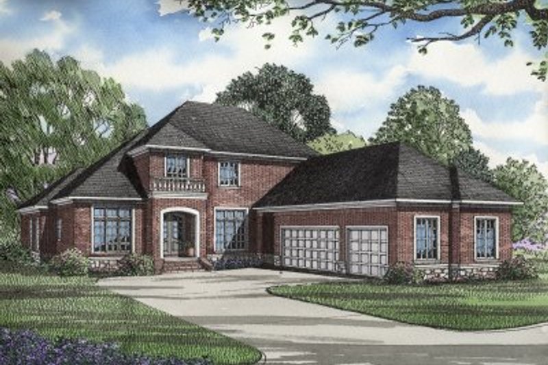 Dream House Plan - Traditional Exterior - Front Elevation Plan #17-251