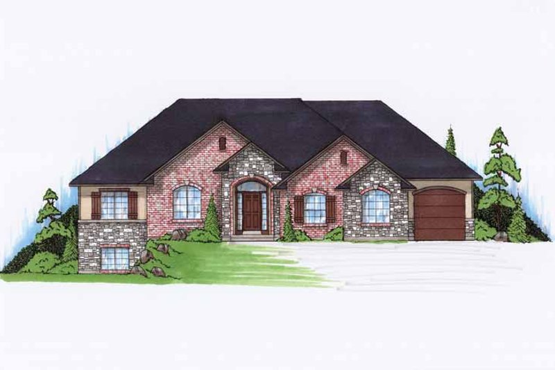 House Plan Design - Traditional Exterior - Front Elevation Plan #945-91