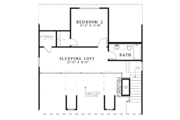 Mediterranean Style House Plan - 2 Beds 2 Baths 1400 Sq/Ft Plan #17-3300 