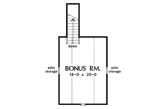 Floor Plan - Other Floor 1 for Country House Plan #929-700 - 3 bed, 2 bath