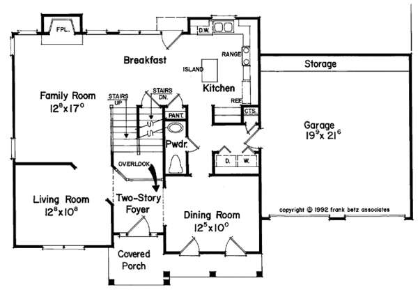 Dream House Plan - Mediterranean Floor Plan - Main Floor Plan #927-57