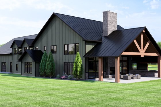 Exterior - Other Elevation for Country House Plan #1064-295 - 5 bed, 3.5 bath