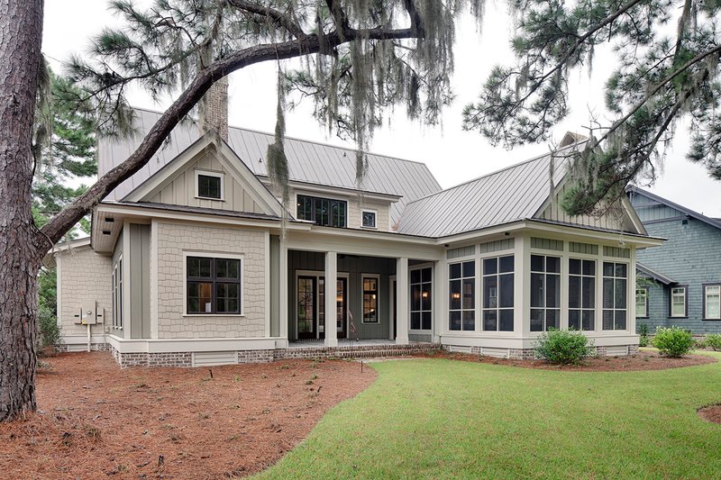 House Plan Design - Exterior - Rear Elevation 1 for Country House Plan #928-337 - 4 bed, 4.5 bath