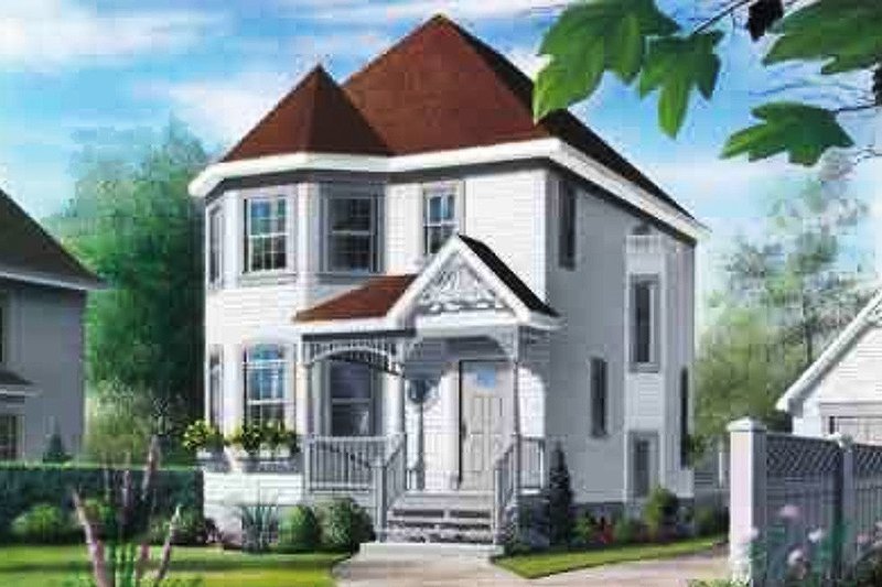 House Design - European Exterior - Front Elevation Plan #23-451