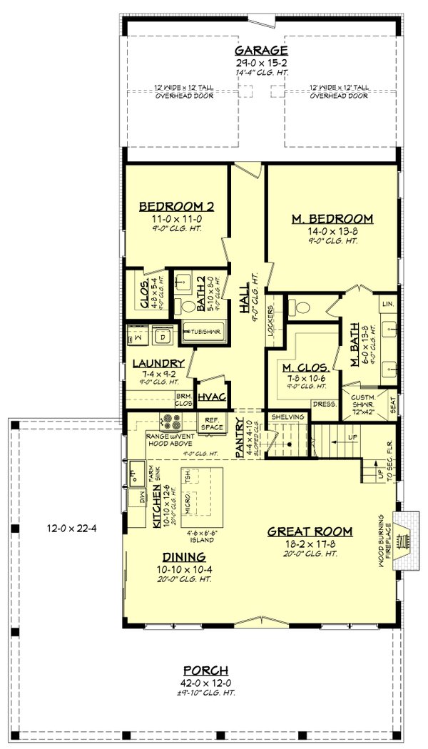 Barndominium Floor Plan - Main Floor Plan #430-337